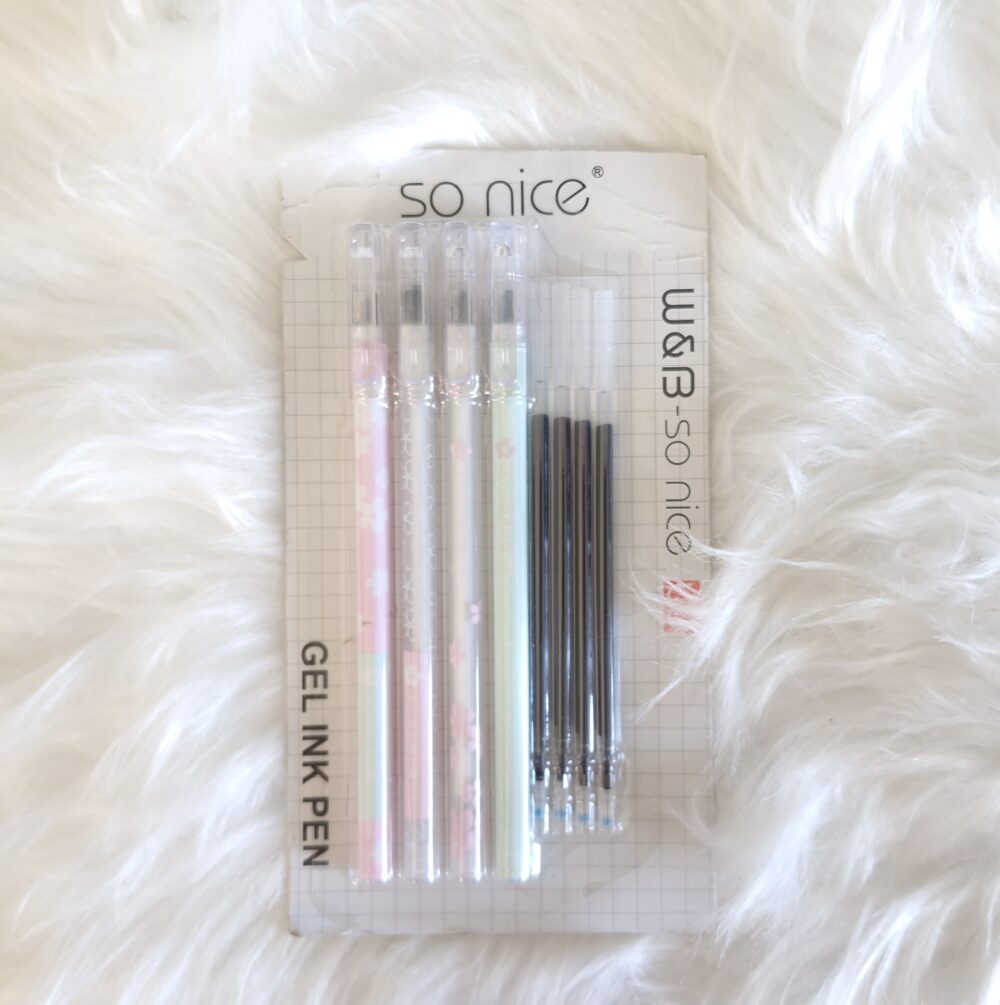 Lapicero tinta gel, incluye repuesto de tintas, tinta color negro.